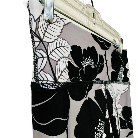 Noli Floral Mid-Rise Workout Leggings Full Length Colorblock Athletic Yoga Pants - Picture 7 of 9